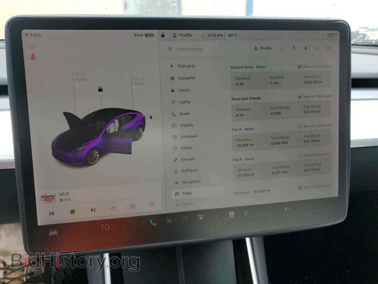 2019 TESLA MODEL 3 - VIN: 5YJ3E1EA0KF419430 - Photo 9