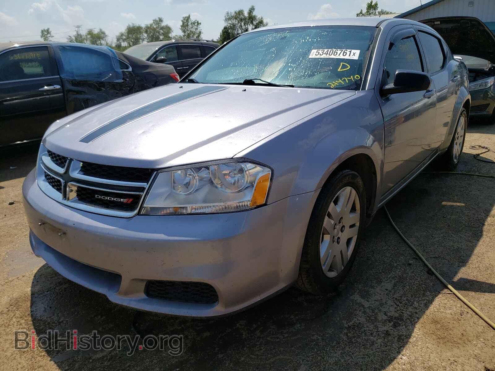 2014 DODGE AVENGER - VIN: 1C3CDZAB6EN214740 - Фото 2