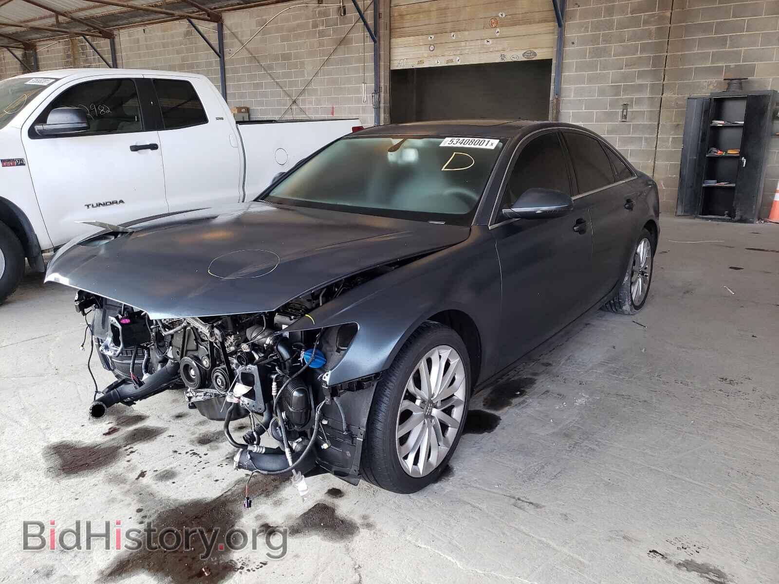 2014 AUDI A6 - VIN: WAUFFAFC3EN005393 - Фото 2