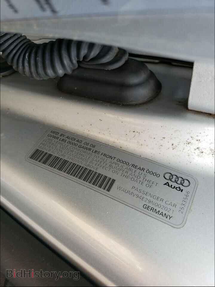 2009 AUDI A8 - VIN: WAUMV94E29N002021 - Фото 10