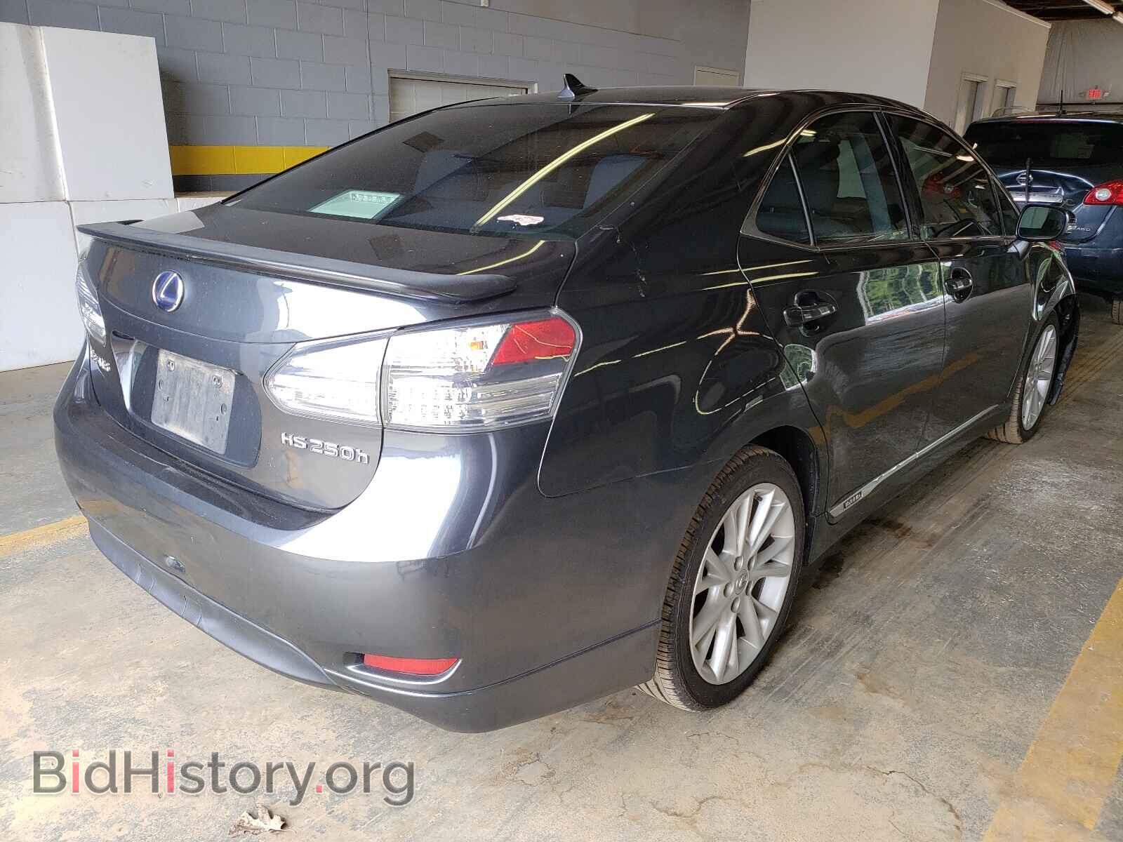 2010 LEXUS HS - VIN: JTHBB1BA8A2019821 - Фото 4