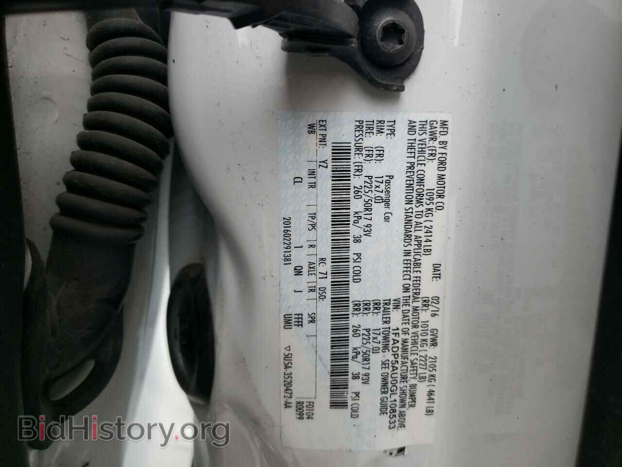 2016 FORD CMAX - VIN: 1FADP5AU0GL108533 - Photo 10