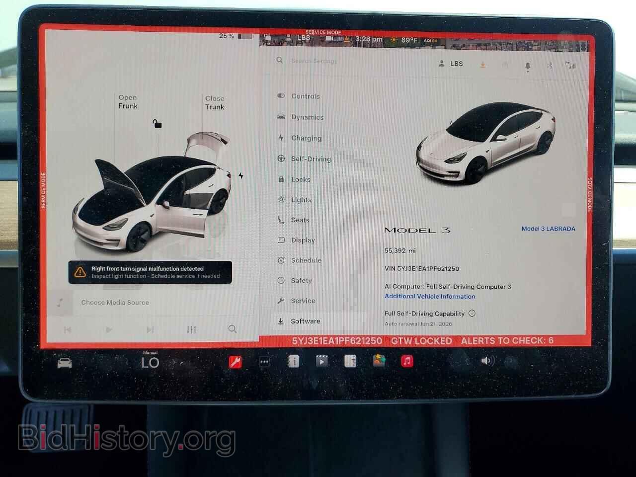2023 TESLA MODEL 3 - VIN: 5YJ3E1EA1PF621250 - Photo 9