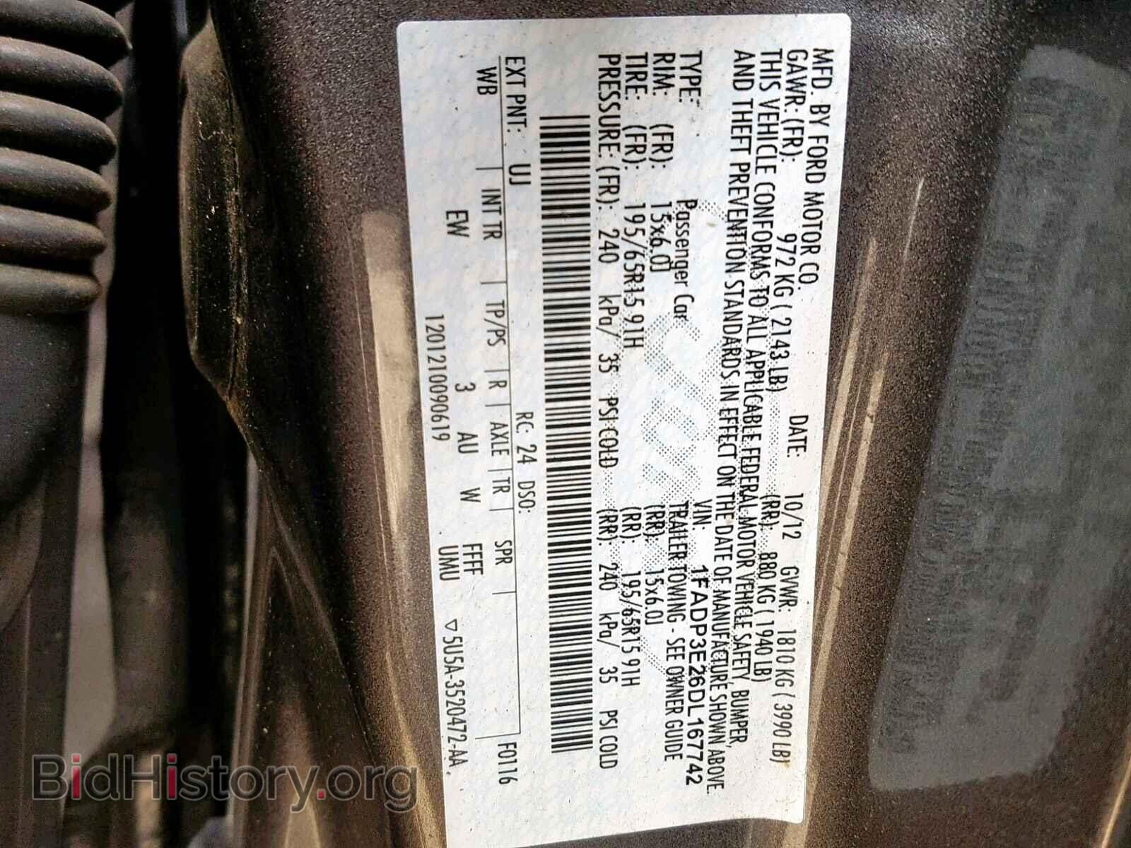 2013 FORD FOCUS - VIN: 1FADP3E26DL167742 - Photo 10