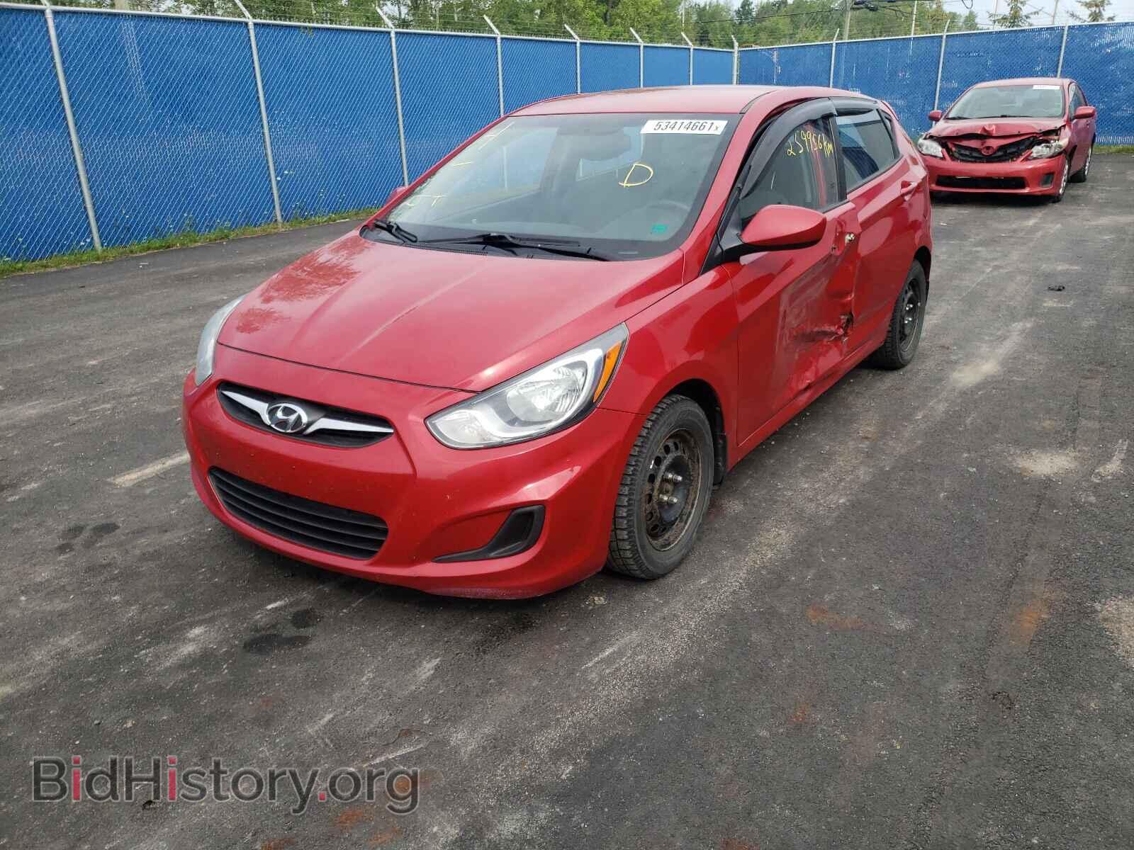 2014 HYUNDAI ACCENT - VIN: KMHCT5AE9EU156142 - Фото 2