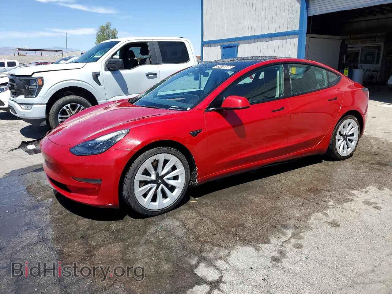 Photo 5YJ3E1EA2NF368887 - TESLA MODEL 3 2022