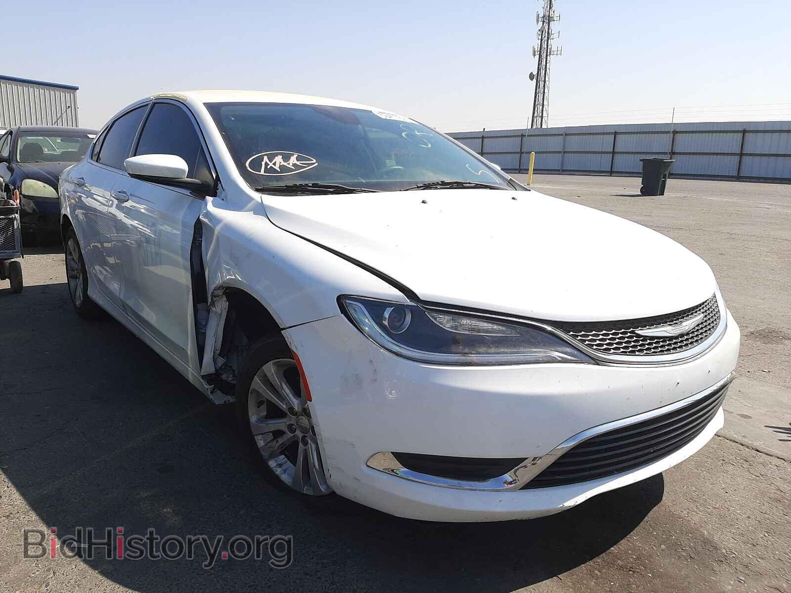 Фотография 1C3CCCAB2FN749209 - CHRYSLER 200 2015