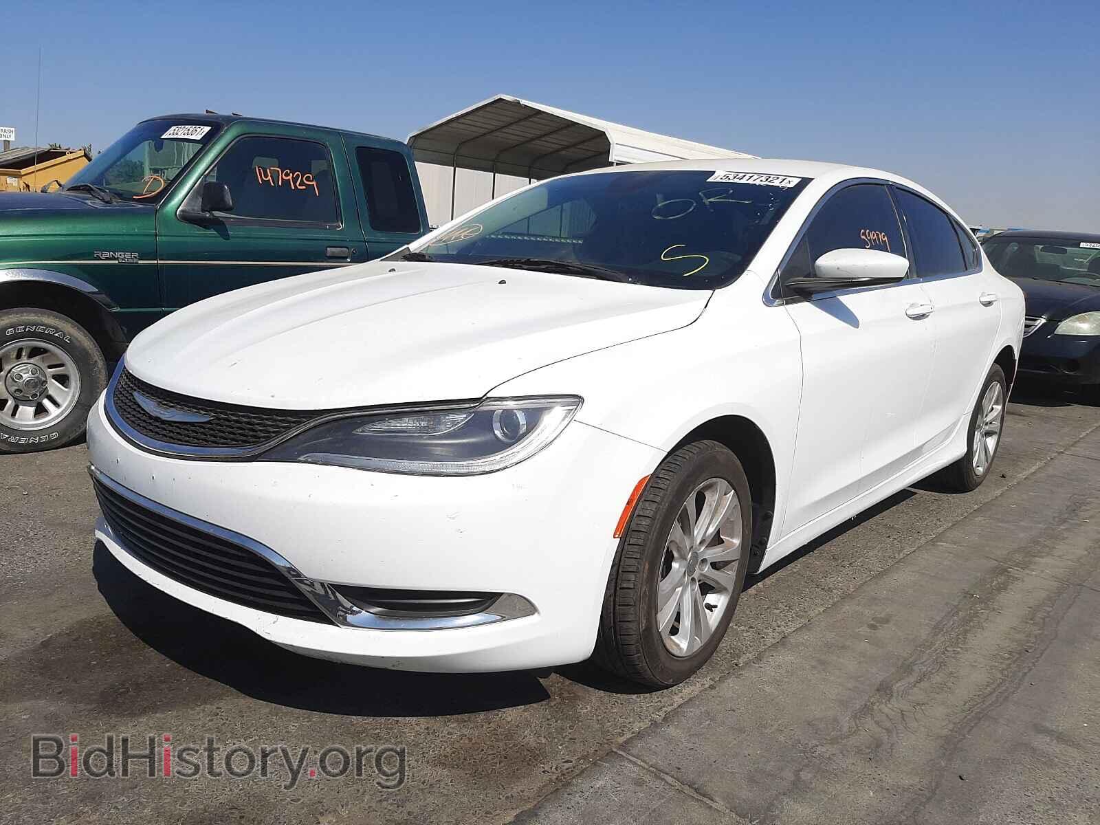 2015 CHRYSLER 200 - VIN: 1C3CCCAB2FN749209 - Фото 2