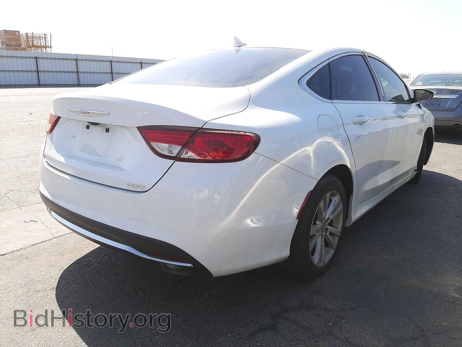 2015 CHRYSLER 200 - VIN: 1C3CCCAB2FN749209 - Фото 4