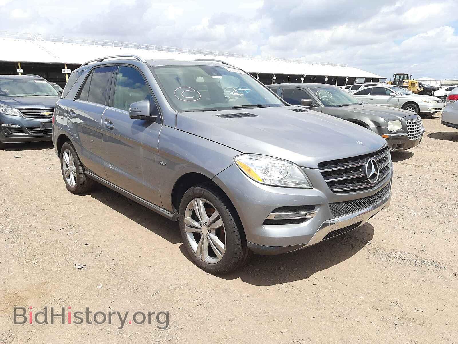 Photo 4JGDA2EB7CA016839 - MERCEDES-BENZ M-CLASS 2012