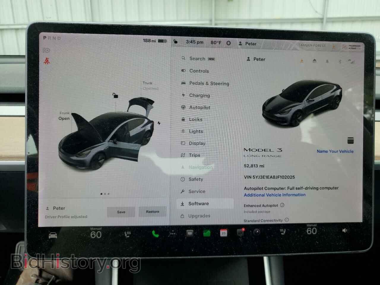 2018 TESLA MODEL 3 - VIN: 5YJ3E1EA8JF102025 - Фото 9