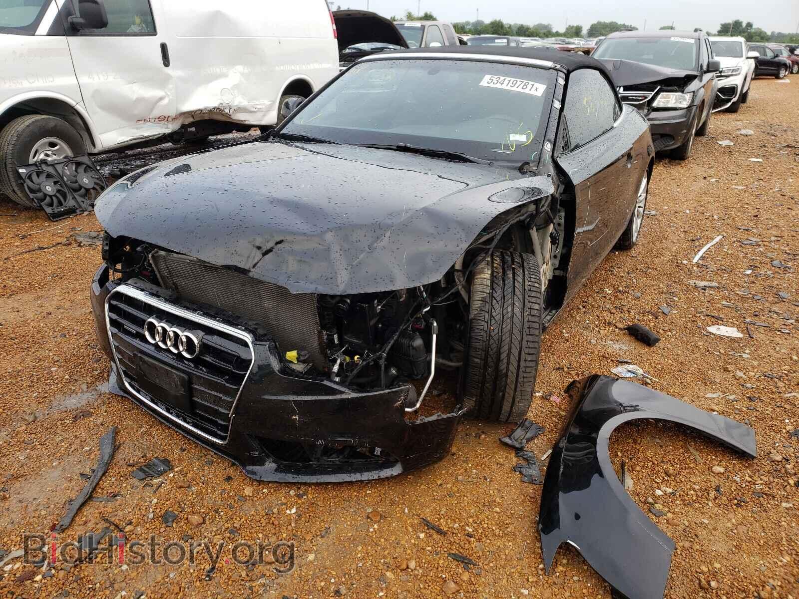 2013 AUDI A5 - VIN: WAULFAFH4DN010308 - Фото 2