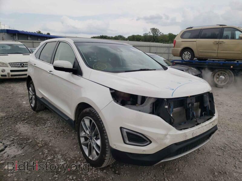 2015 Ford EDGE Edge Titan (VIN 2FMPK3K84FBB88702) — photo 1 of 10, Copart, damage: front end
