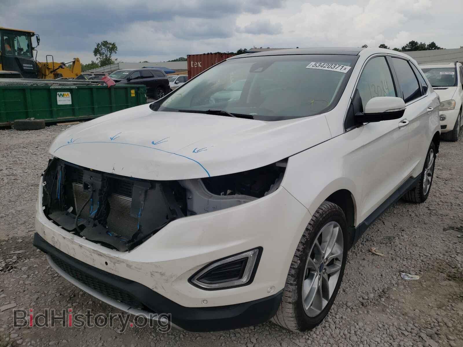 2015 FORD EDGE - VIN: 2FMPK3K84FBB88702 - Фото 2