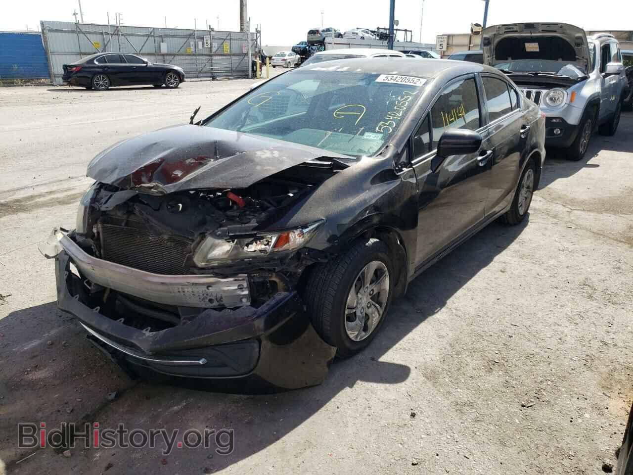 2014 HONDA CIVIC - VIN: 2HGFB2F59EH541491 - Фото 2