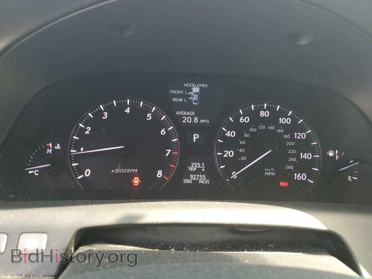 2008 LEXUS LS460 - VIN: JTHGL46F585030889 - Фото 9