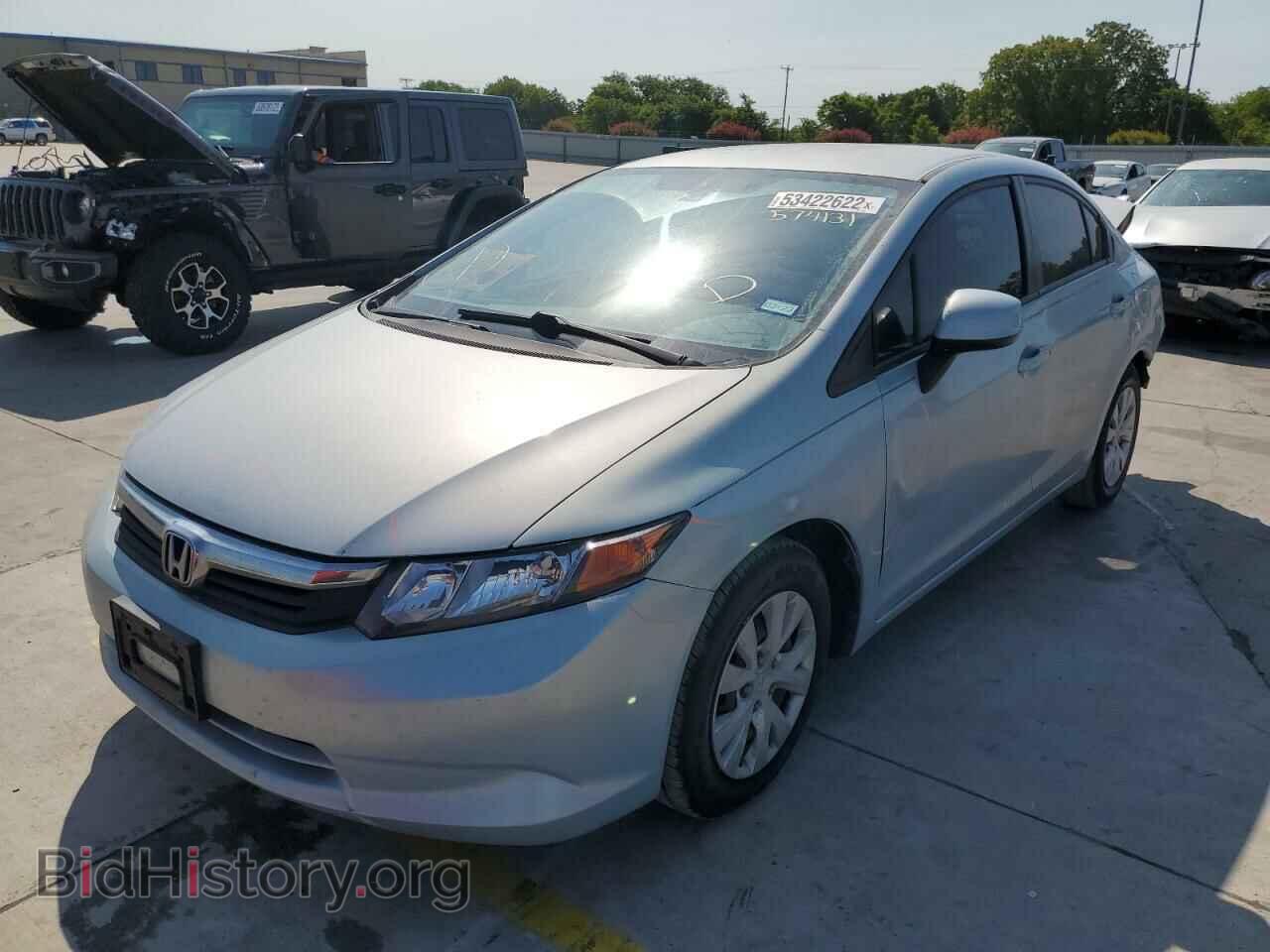 2012 HONDA CIVIC - VIN: 2HGFB2F55CH574131 - Фото 2
