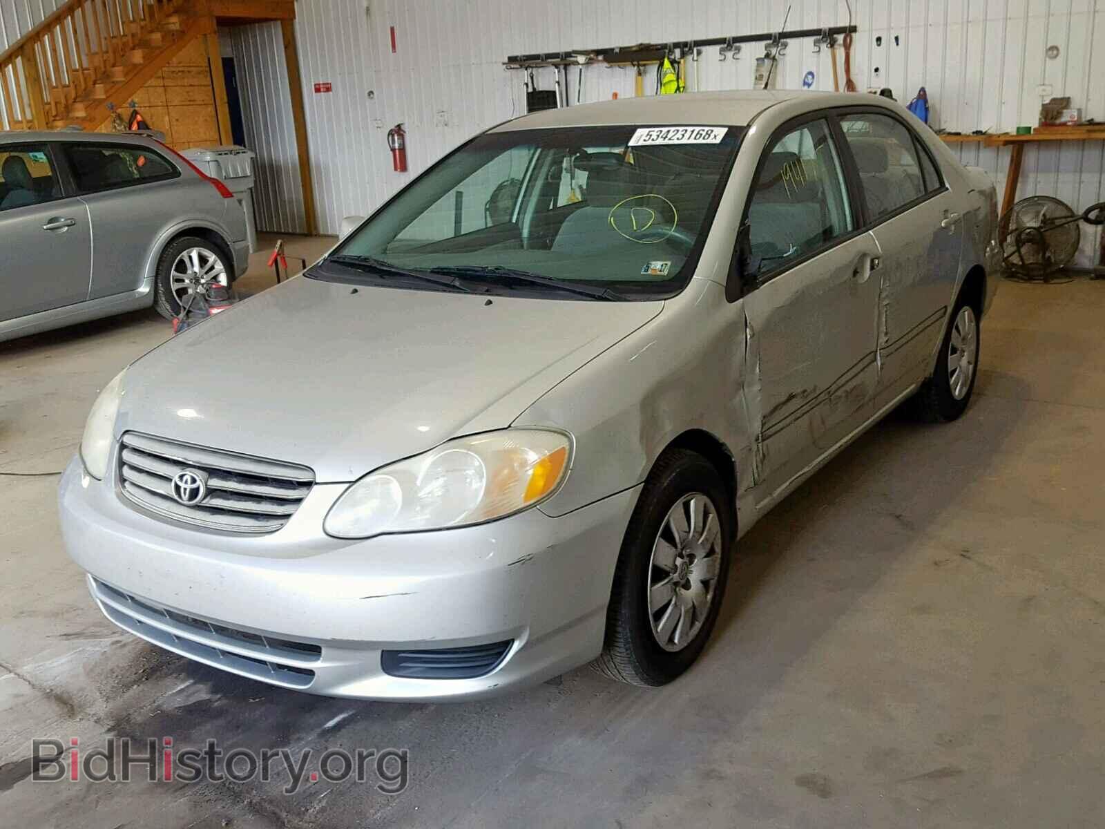 2003 TOYOTA COROLLA - VIN: 2T1BR32E03C028299 - Фото 2