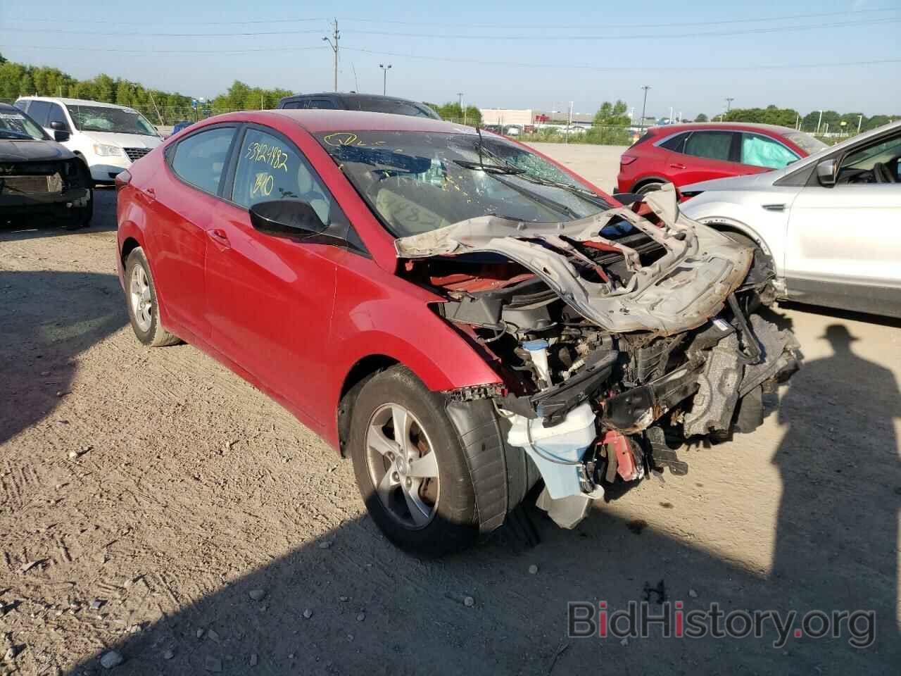 Фотография KMHDH4AE9EU032212 - HYUNDAI ELANTRA 2014