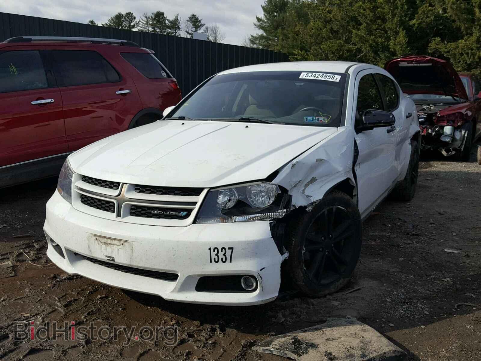 2013 DODGE AVENGER - VIN: 1C3CDZCG8DN526467 - Фото 2