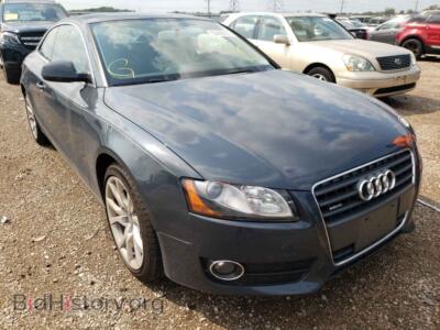 2011 Audi A5 A5 PREMIUM, серый — VIN WAUCFAFR4BA072420, Copart