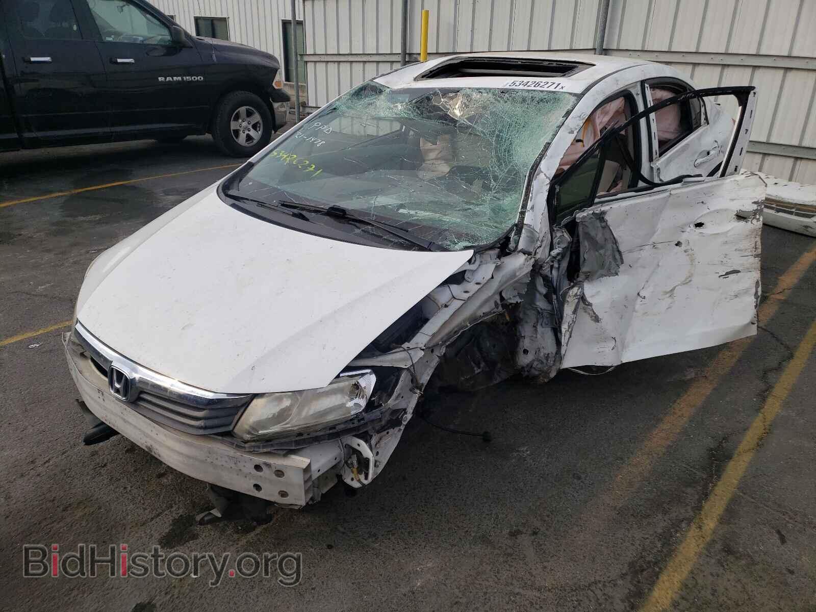 2012 HONDA CIVIC - VIN: 19XFB2F84CE326439 - Фото 2