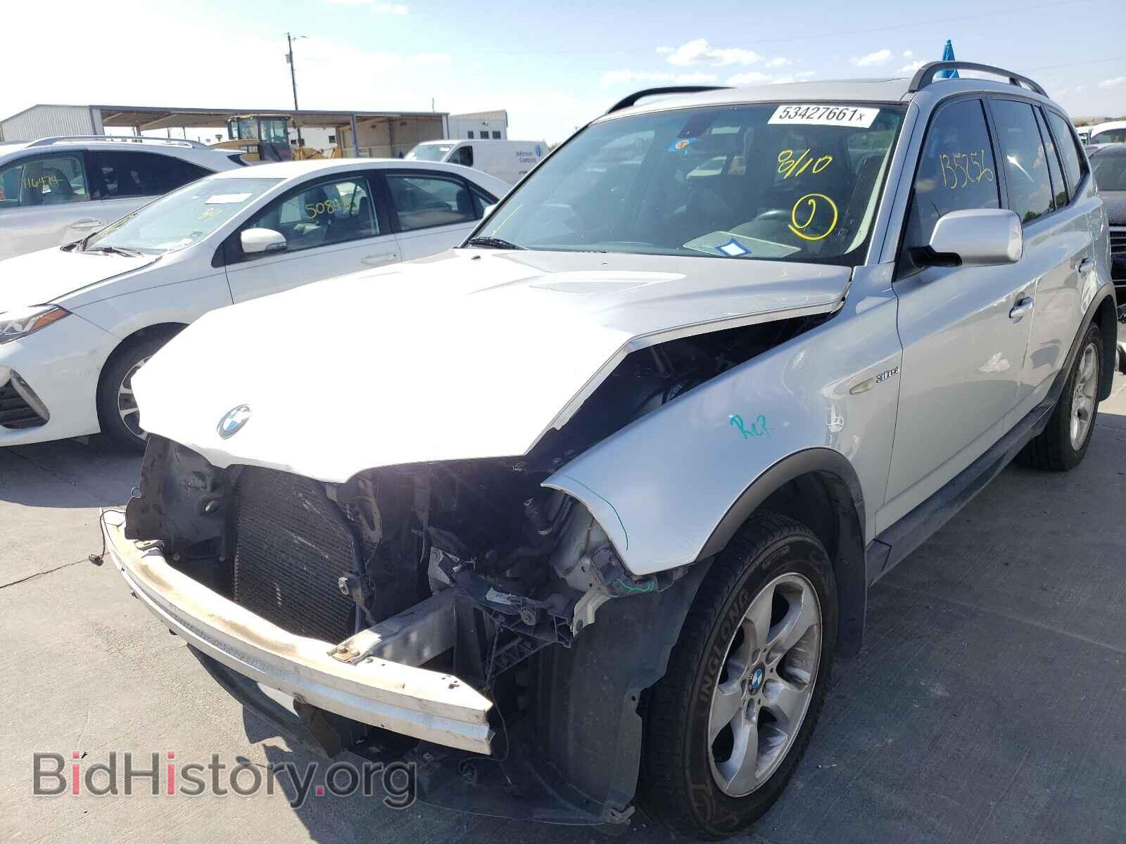 2008 BMW X3 - VIN: WBXPC93498WJ22697 - Фото 2