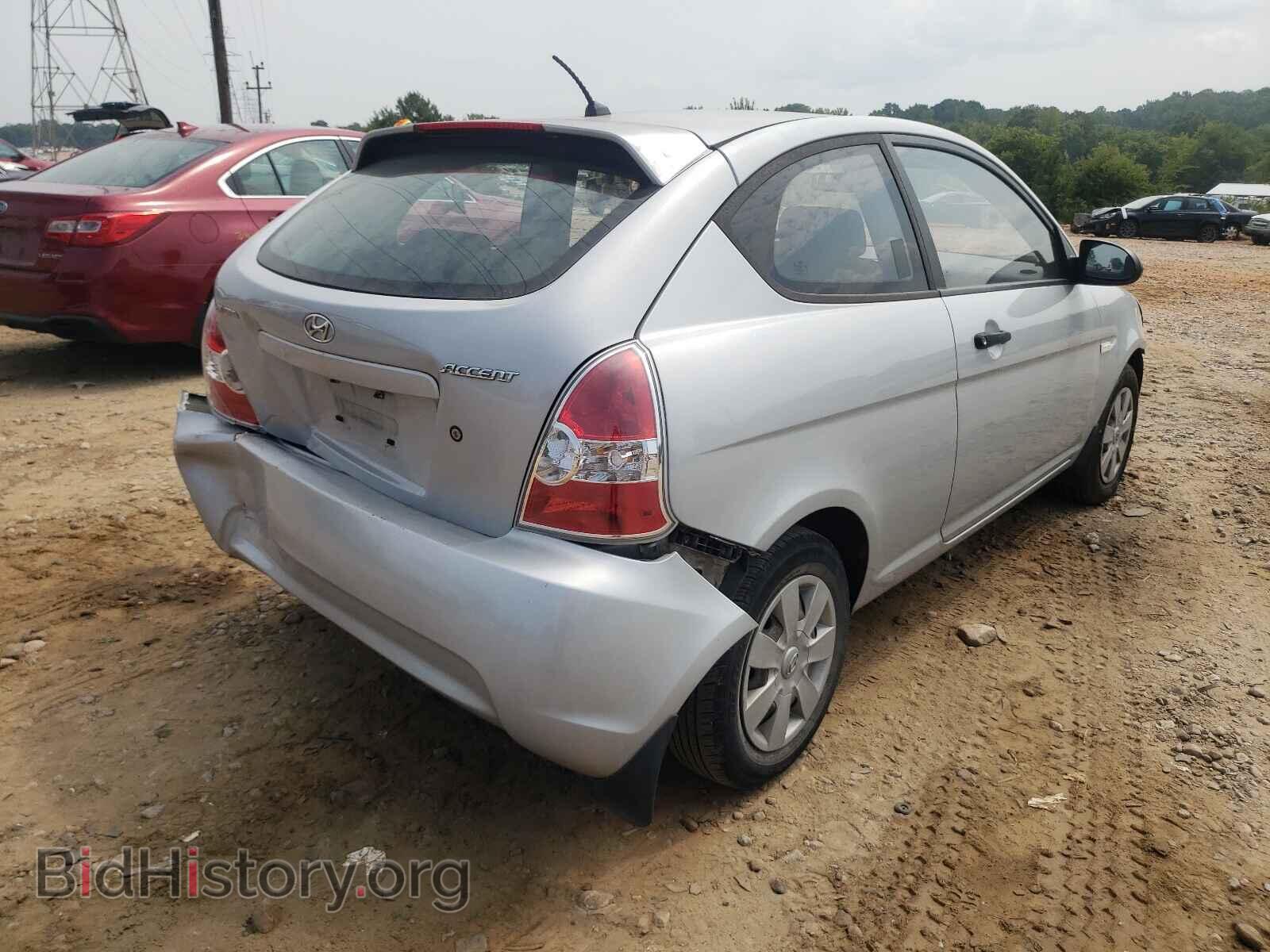2007 HYUNDAI ACCENT - VIN: KMHCM36C37U037112 - Фото 4