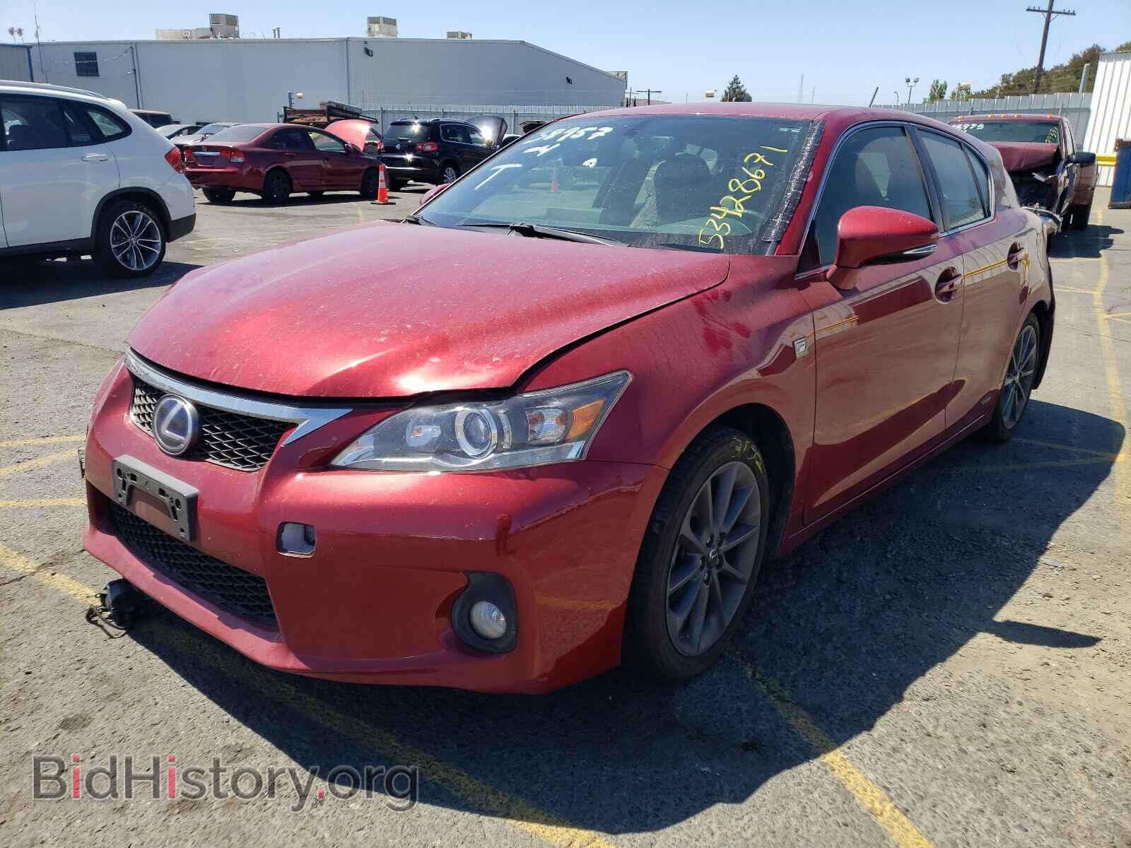 2013 LEXUS CT 200 - VIN: JTHKD5BH8D2161282 - Фото 2