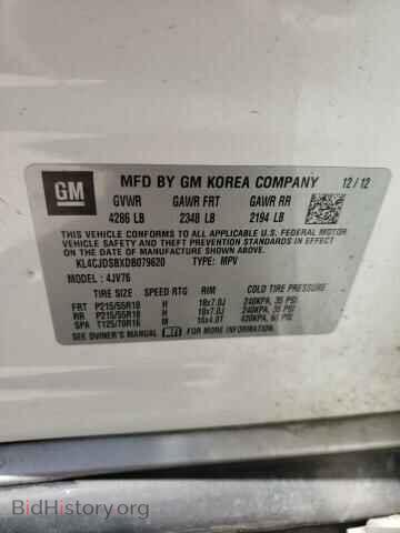 2013 BUICK ENCORE - VIN: KL4CJDSBXDB079620 - Photo 10