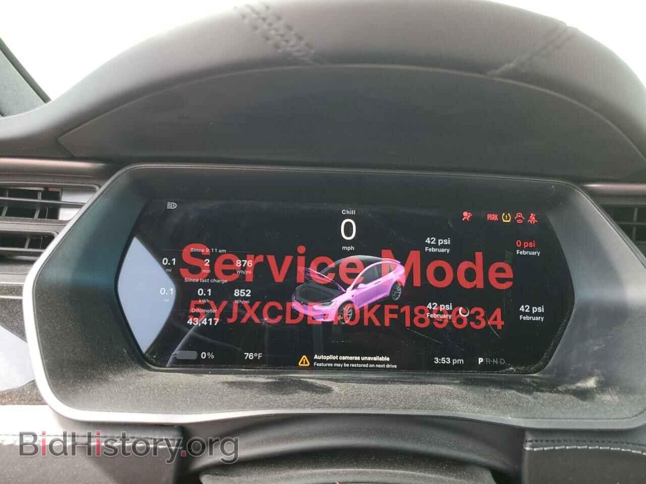 2019 TESLA MODEL X - VIN: 5YJXCDE40KF189634 - Photo 9