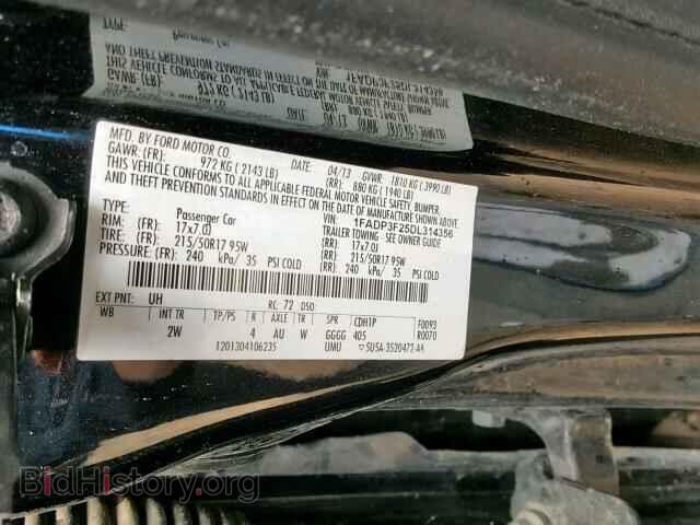 2013 FORD FOCUS - VIN: 1FADP3F25DL314356 - Фото 10
