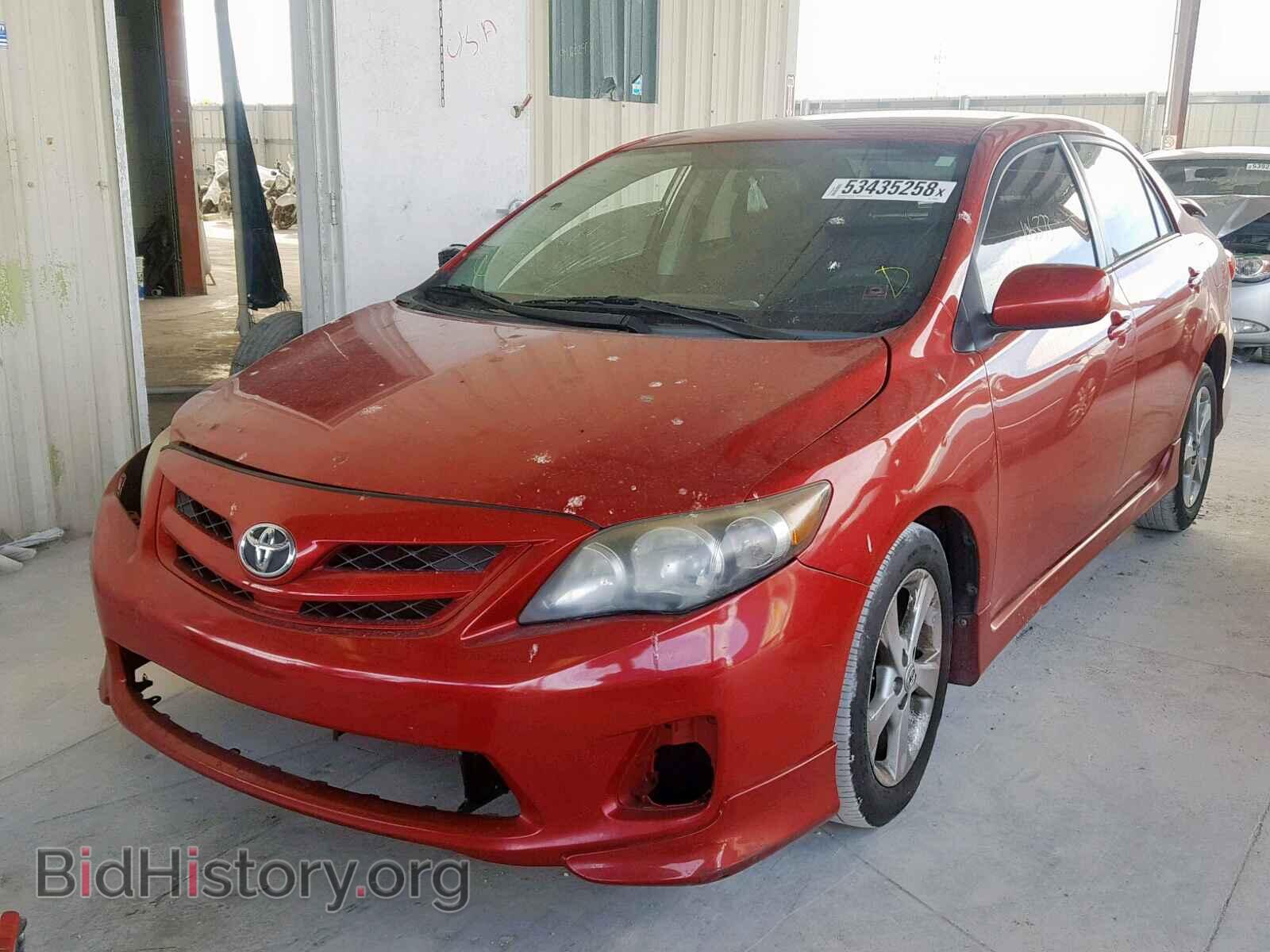 2011 TOYOTA COROLLA BA - VIN: 2T1BU4EEXBC599684 - Фото 2