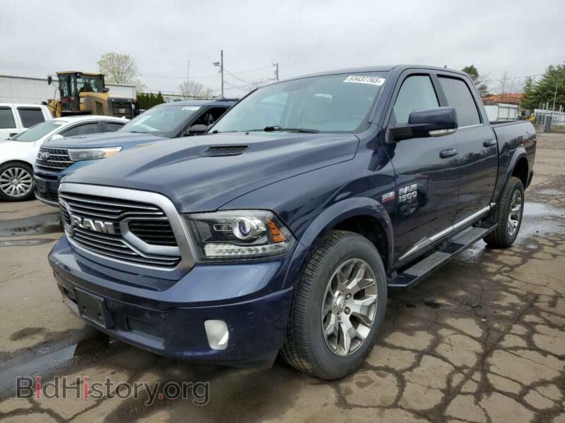 2018 RAM 1500 Longhorn (VIN 1C6RR7PT9JS135612) — photo 1 of 12, Copart, damage: front end