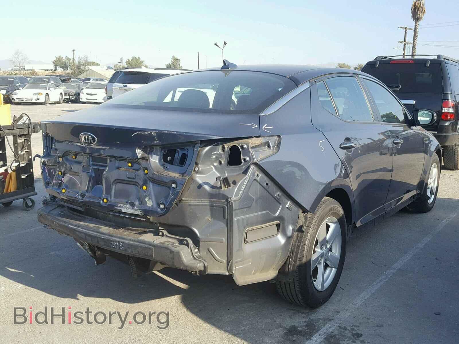 2015 KIA OPTIMA - VIN: KNAGM4A79F5562803 - Фото 4
