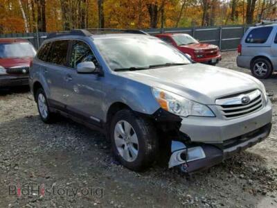2011 Subaru OUTBACK 2., серебристый — VIN 4S4BRBGC6B3312167, Copart
