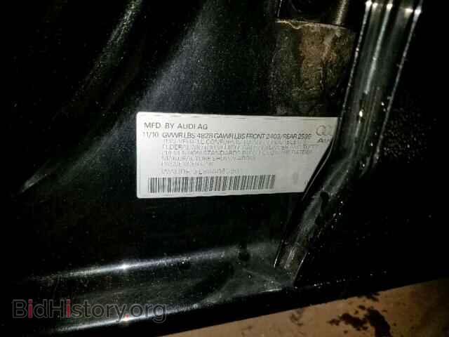 2011 AUDI A4 - VIN: WAUDFAFL8BA085901 - Photo 10