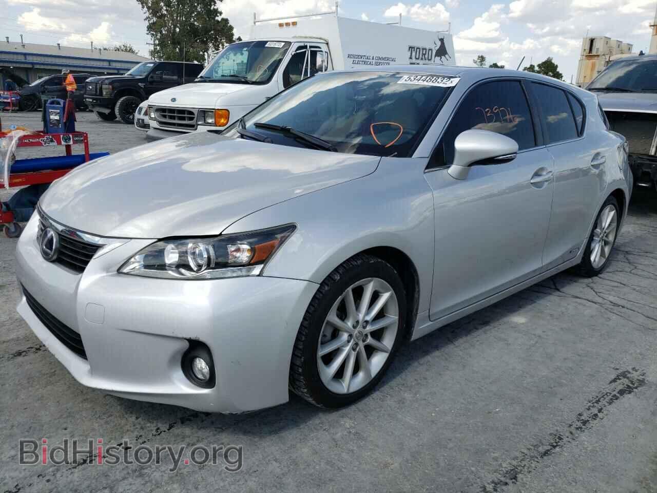 2012 LEXUS CT 200 - VIN: JTHKD5BH1C2087203 - Фото 2