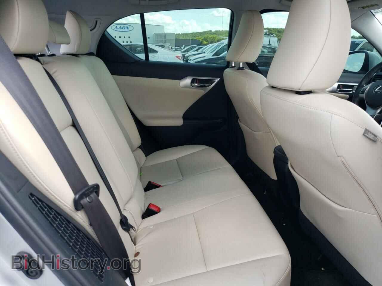 2012 LEXUS CT 200 - VIN: JTHKD5BH1C2087203 - Фото 6