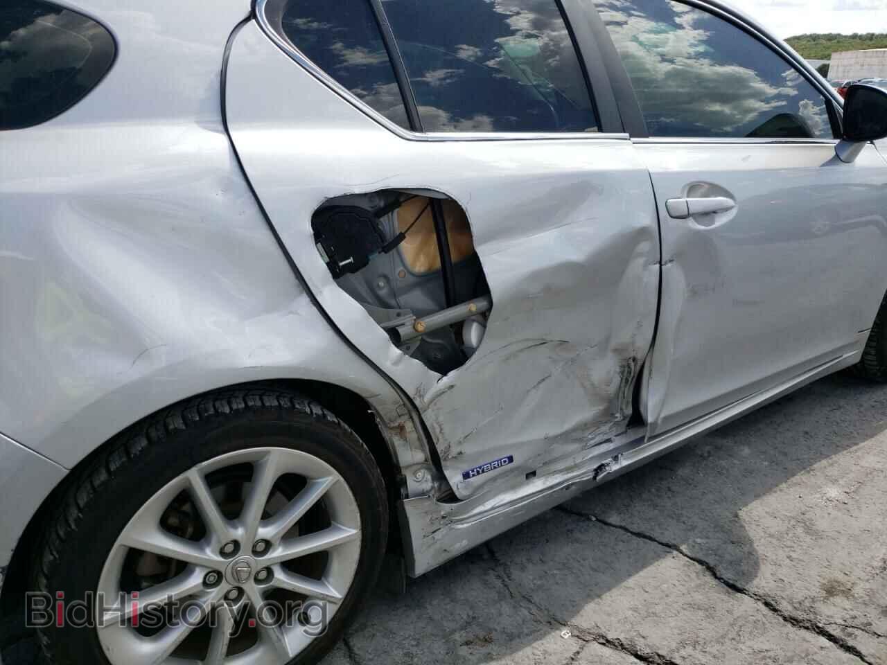 2012 LEXUS CT 200 - VIN: JTHKD5BH1C2087203 - Фото 9