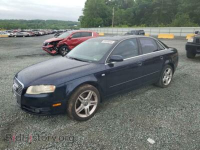2007 Audi A4 2.0T Quattro, blue — VIN WAUDF78E77A058388, Copart