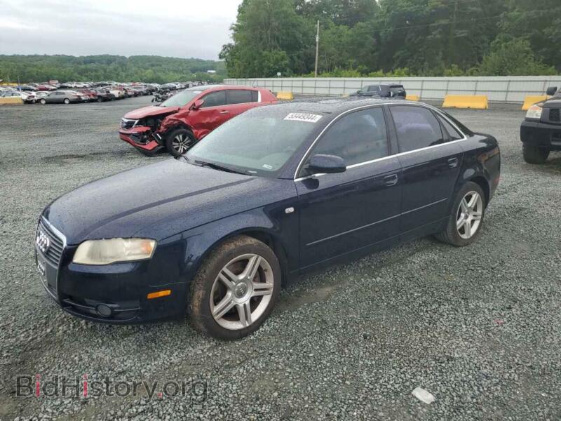 2007 Audi A4 2.0T Quattro (VIN WAUDF78E77A058388) — фото 1 из 12, Copart, повреждение: град