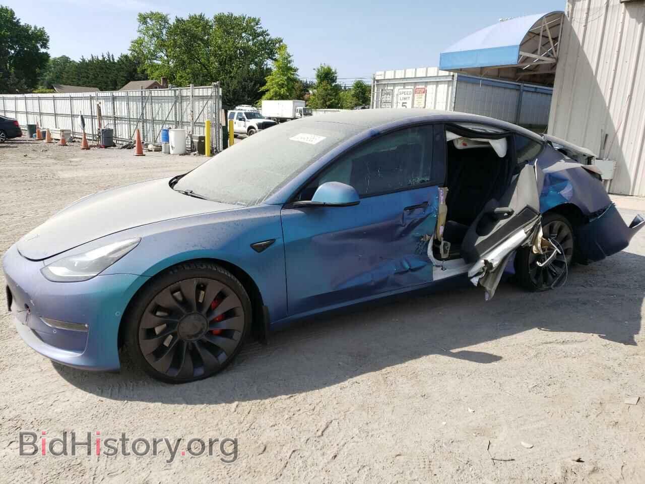 Photo 5YJ3E1EC6MF036225 - TESLA MODEL 3 2021