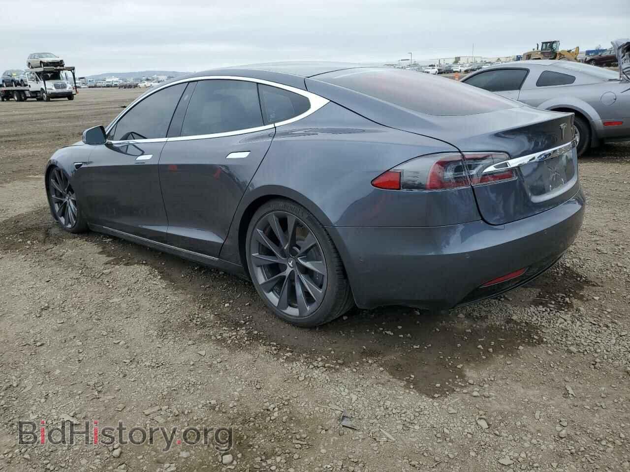 2020 TESLA MODEL S - VIN: 5YJSA1E27LF415456 - Фото 2