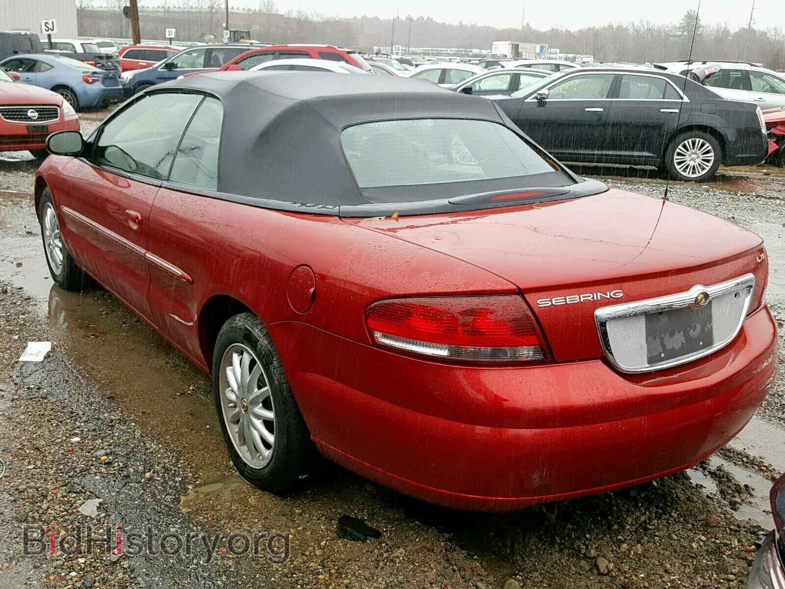 2002 CHRYSLER SEBRING - VIN: 1C3EL55R02N343421 - Фото 3