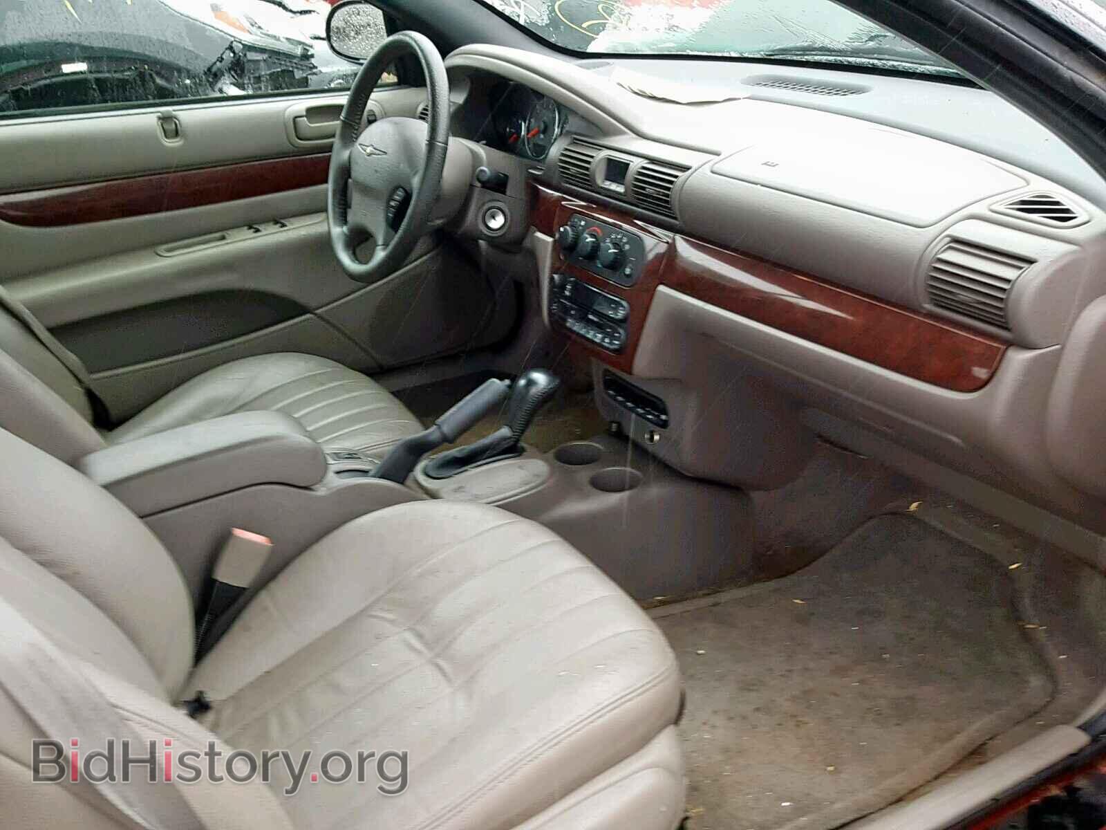 2002 CHRYSLER SEBRING - VIN: 1C3EL55R02N343421 - Фото 5