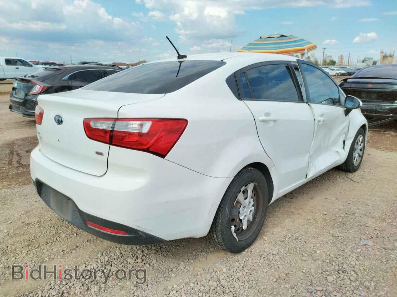 2012 KIA RIO - VIN: KNADM4A38C6047555 - Фото 4