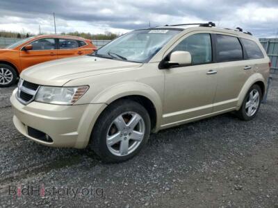 2010 Dodge JOURNEY R/T, бежевый — VIN 3D4PH6FV8AT174743, Copart