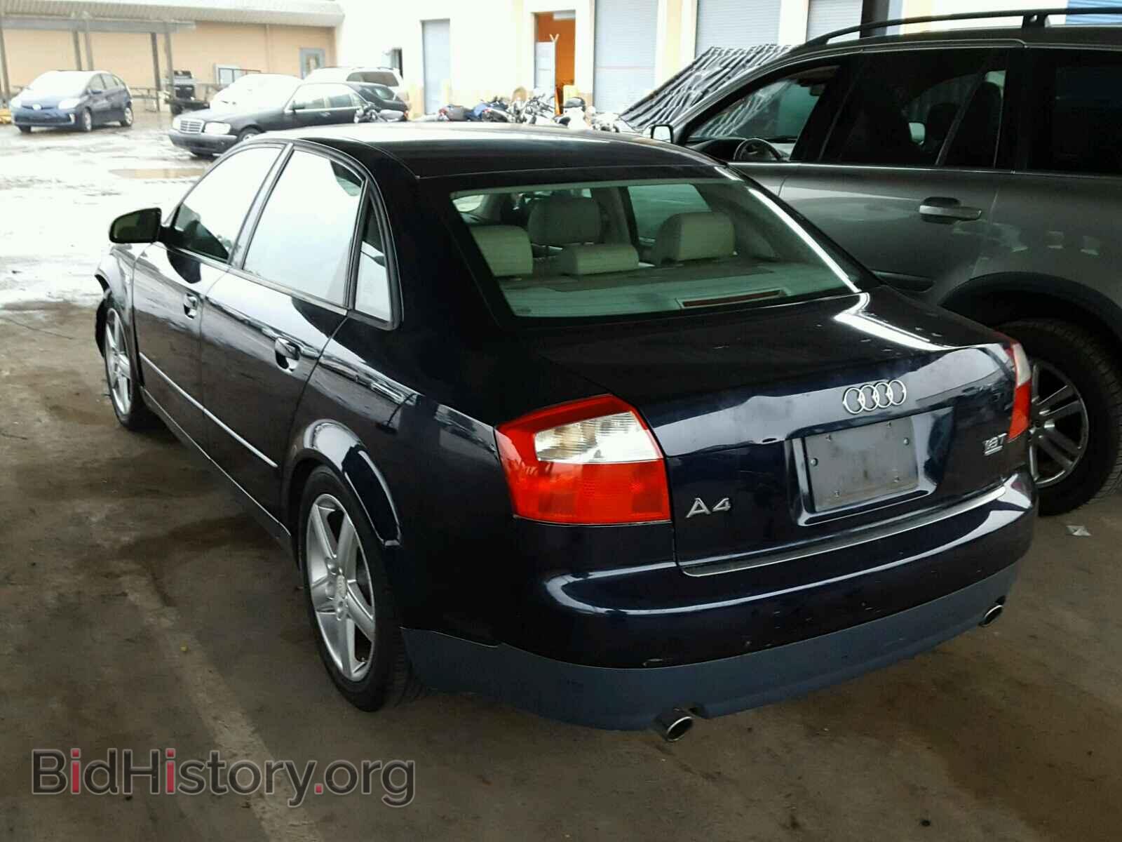 2002 AUDI A4 - VIN: WAULC68E62A184264 - Фото 3