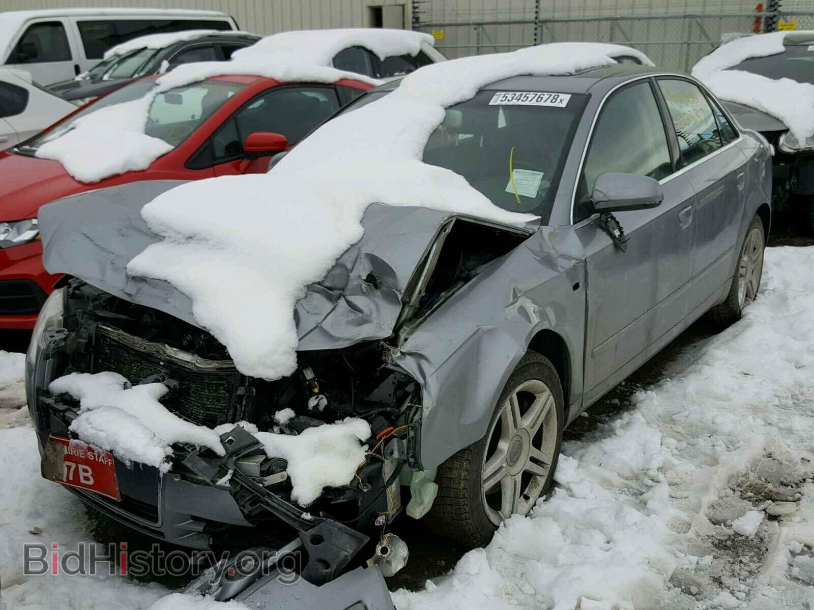 2007 AUDI A4 - VIN: WAUDF78E07A233371 - Фото 2